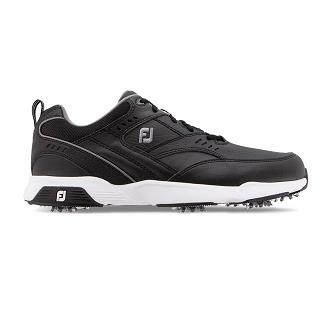 Men's Footjoy Golf Spikes Golf Shoes Black NZ-588666